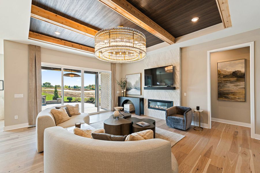 Representative furnished interior of a home built from the Winslow by Fischer Homes in Twin Lakes, Hoschton (Image 6).