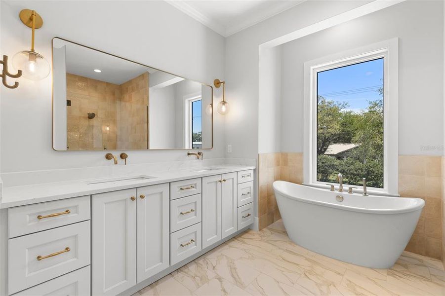 Furnished interior view inside a new home in , Tampa (Image 6).