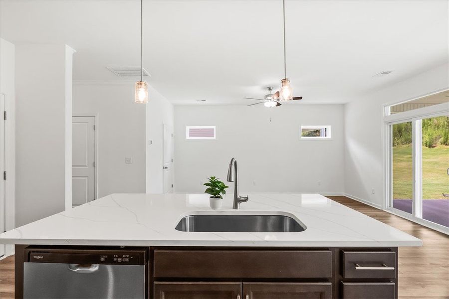 Close-up of interior finishes inside a home in Brownstone Park, Easley (Image 12).