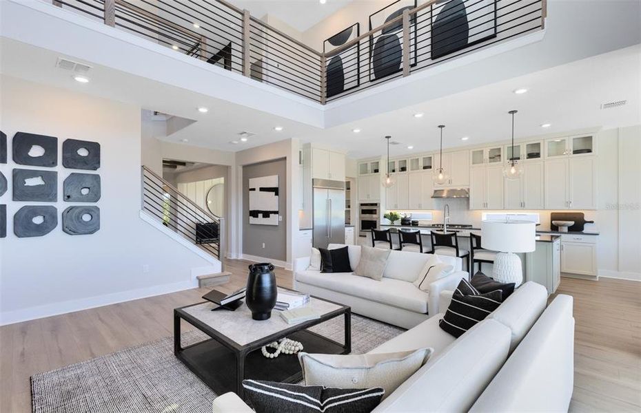 Furnished interior view inside a new home in Parkside Trails, Clermont (Image 18). Furnished interior view inside a new home in Parkside Trails, Clermont (Image 18).