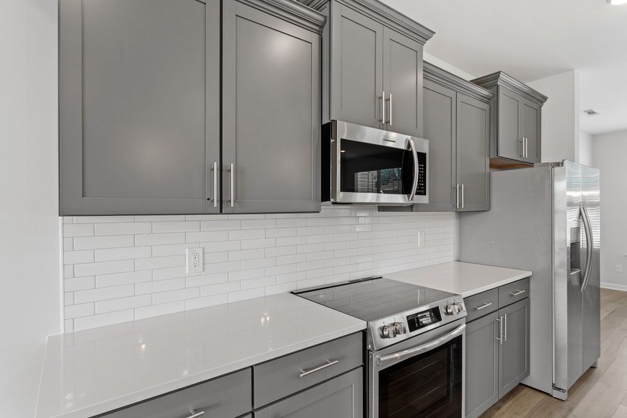 Furnished interior view inside a new home in Renaissance at White Oak, Garner (Image 9). Furnished interior view inside a new home in Renaissance at White Oak, Garner (Image 9).