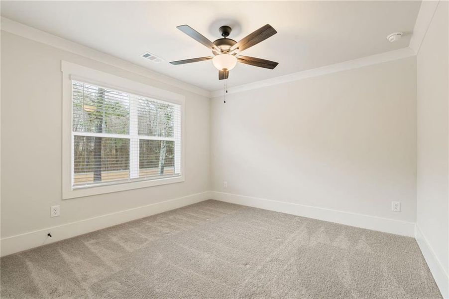 Spacious, unfurnished interior of a new home in Alcovy Station, Covington (Image 42).