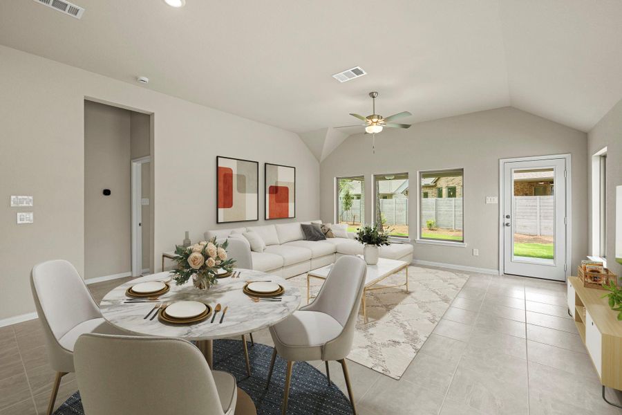 Furnished interior view inside a new home in Two Step Farm, Montgomery (Image 13). Furnished interior view inside a new home in Two Step Farm, Montgomery (Image 13).
