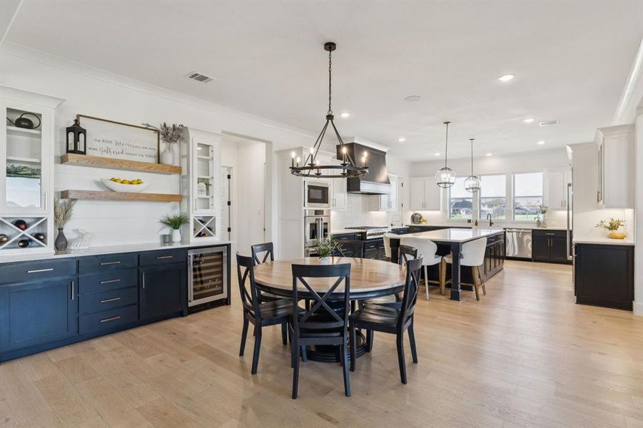 Furnished interior view inside a new home in The Resort on Eagle Mt. Lake, Fort Worth (Image 8). Furnished interior view inside a new home in The Resort on Eagle Mt. Lake, Fort Worth (Image 8).