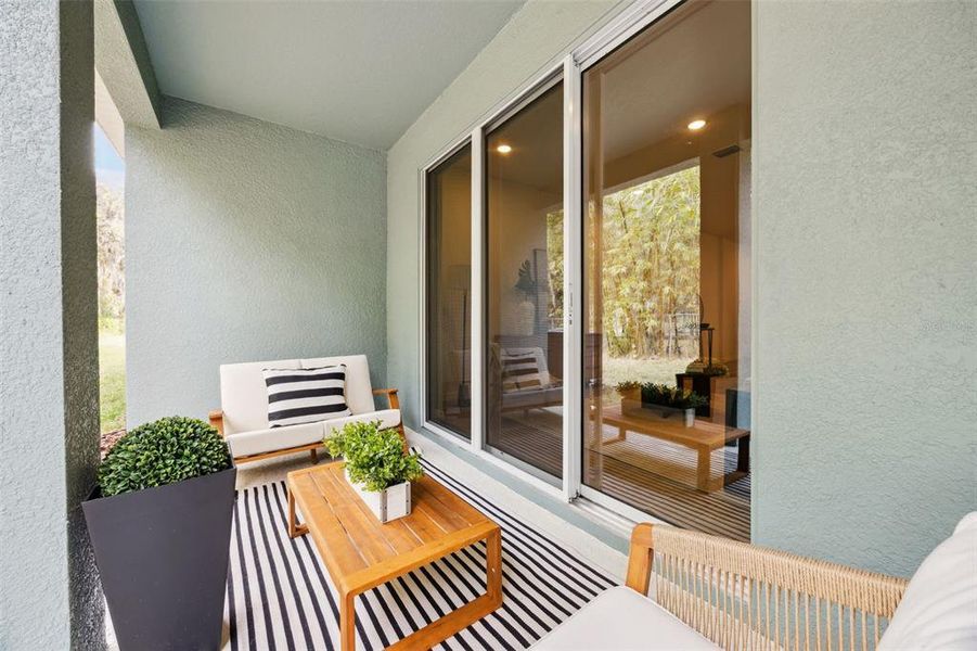 Exterior details and patio area of a home in Terra Haven, St. Cloud (Image 26).