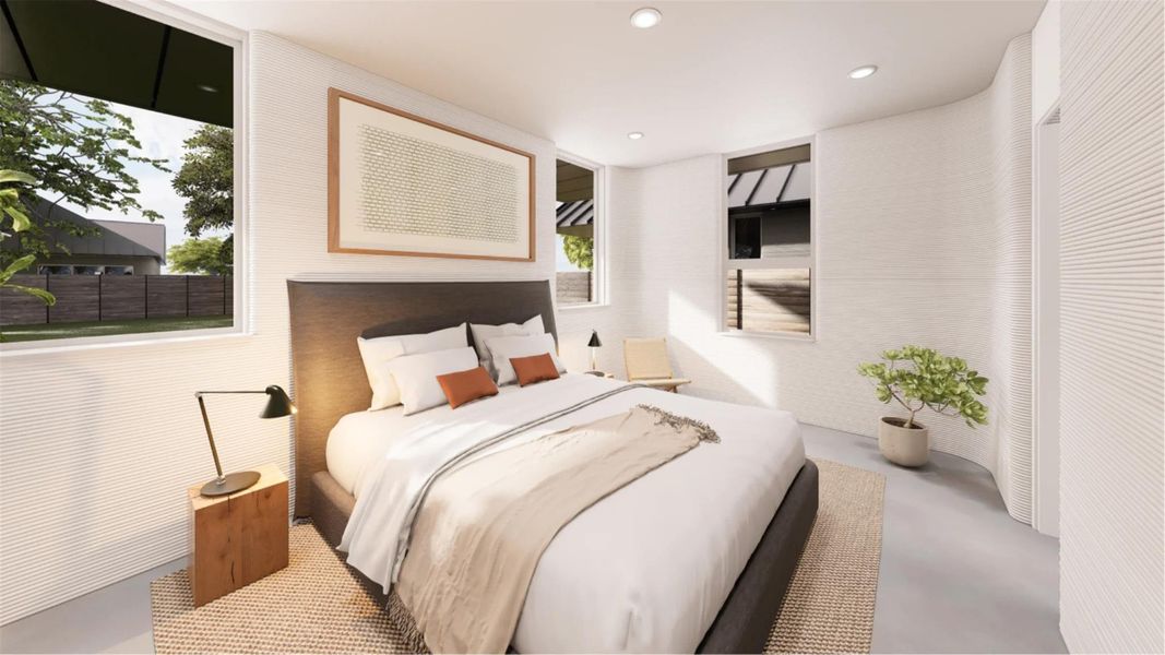 Furnished interior view inside a new home in Wolf Ranch: Genesis Collection, Georgetown (Image 2). Furnished interior view inside a new home in Wolf Ranch: Genesis Collection, Georgetown (Image 2).