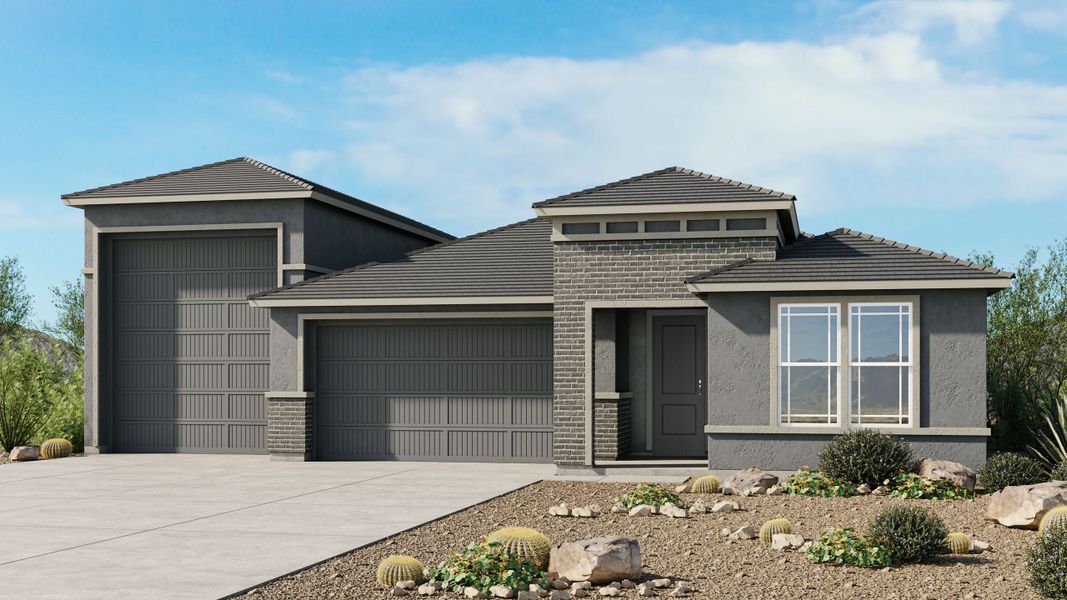 Representative exterior photo of a completed home built from the Embark by Taylor Morrison in Borgata Journey, Queen Creek, AZ (Image 3).