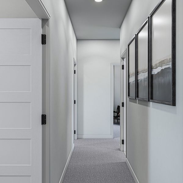 Spacious, unfurnished interior of a new home in Arbor Collection at Heritage, Dripping Springs (Image 21).