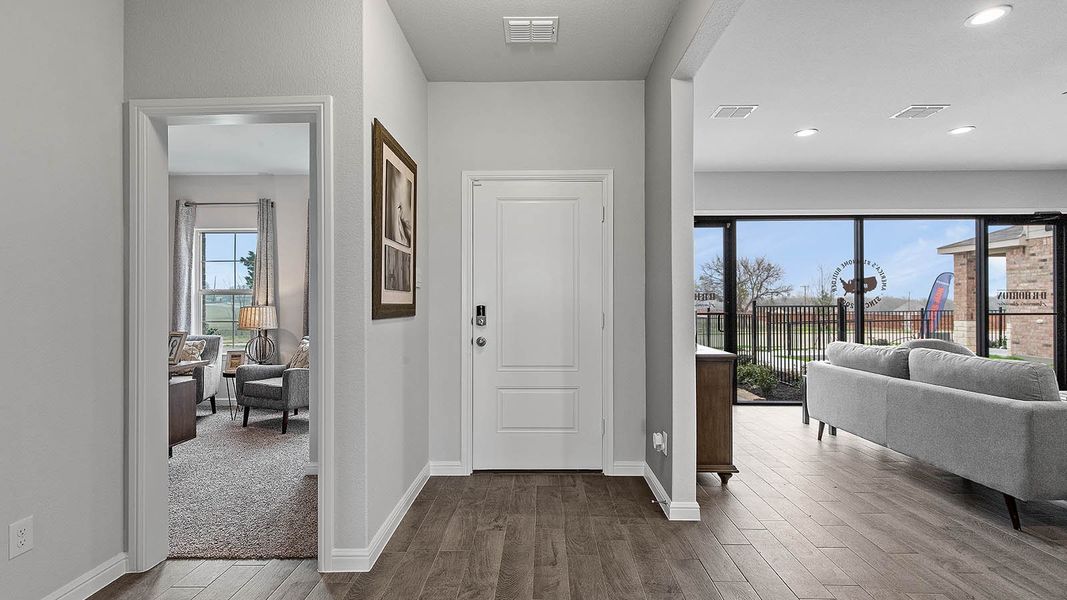Furnished interior view inside a new home in Springhill South, Boyd (Image 22).