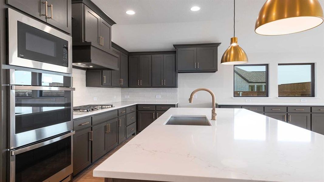 Furnished interior view inside a new home in Terraces 62', Rockwall (Image 5).
