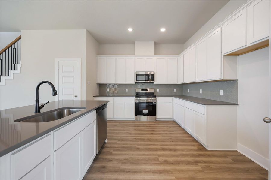 Furnished interior view inside a new home in Alicante, Houston (Image 3). Furnished interior view inside a new home in Alicante, Houston (Image 3).