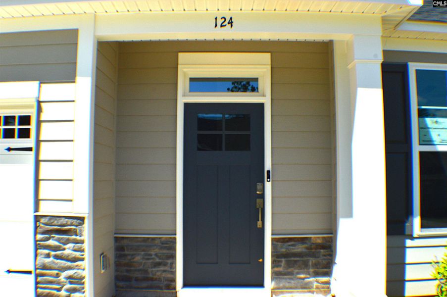 Exterior details and patio area of a home in Bickley Station, Irmo (Image 3).