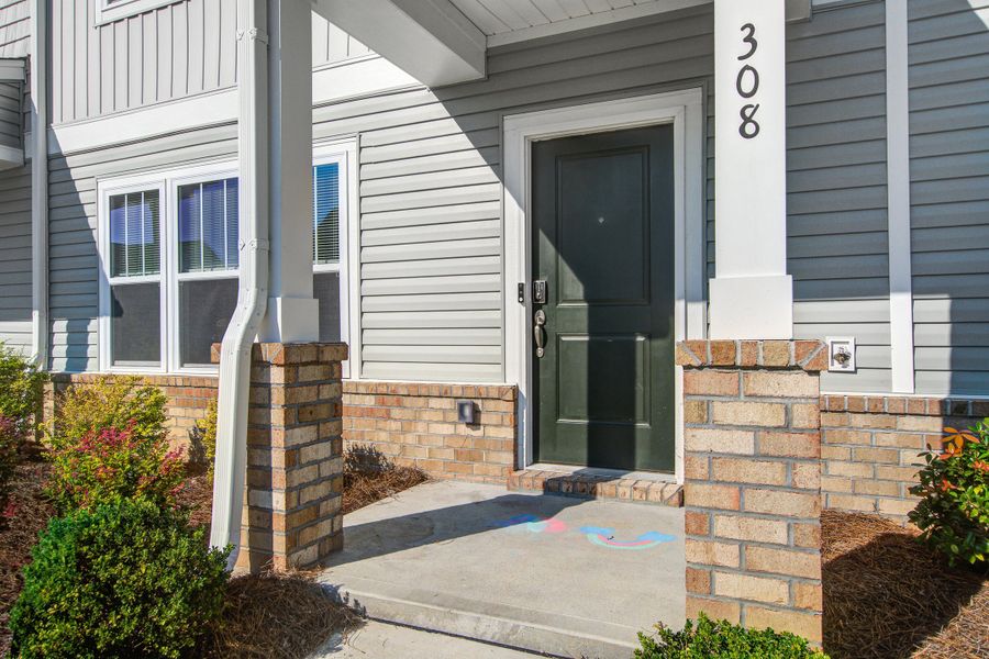 Exterior details and patio area of a home in , Summerville (Image 1). Exterior details and patio area of a home in , Summerville (Image 1).