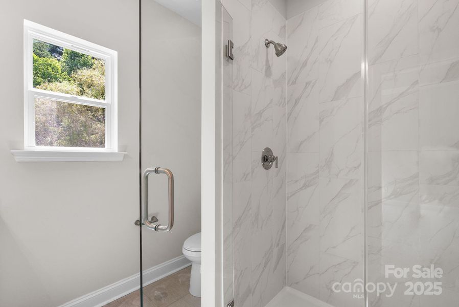 Close-up of interior finishes inside a home in , Asheville (Image 9).