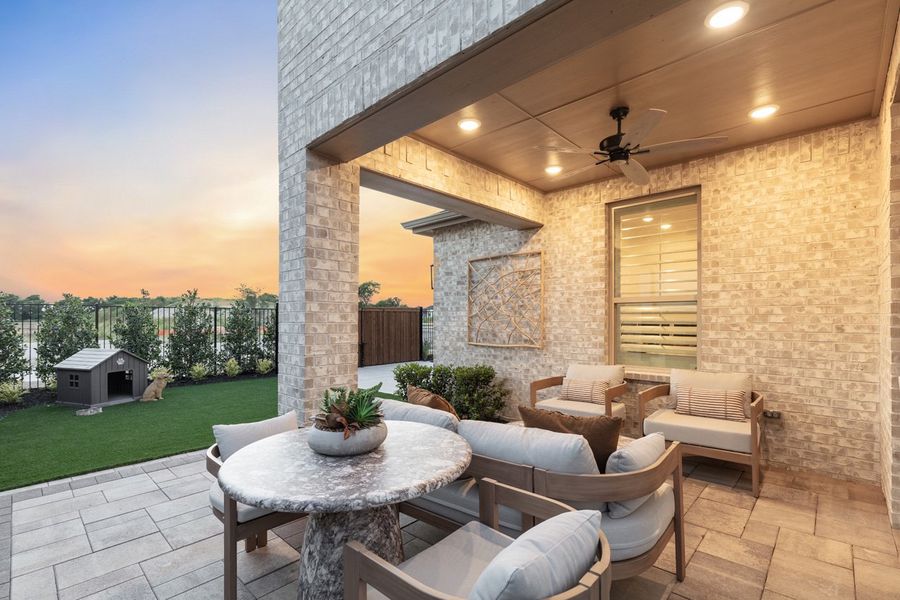 Representative Patio - some options shown