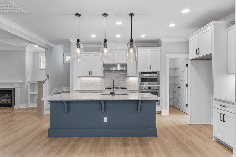 Representative furnished interior of a home built from the The Wisteria by RobuckHomes in East & Mason, Wilmington (Image 12).