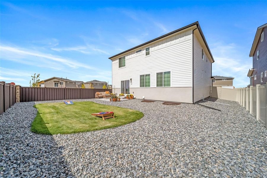 Exterior details and patio area of a home in , Aurora (Image 4). Exterior details and patio area of a home in , Aurora (Image 4).
