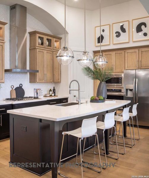 Furnished interior view inside a new home in The Ranches at Creekside, Boerne (Image 21).