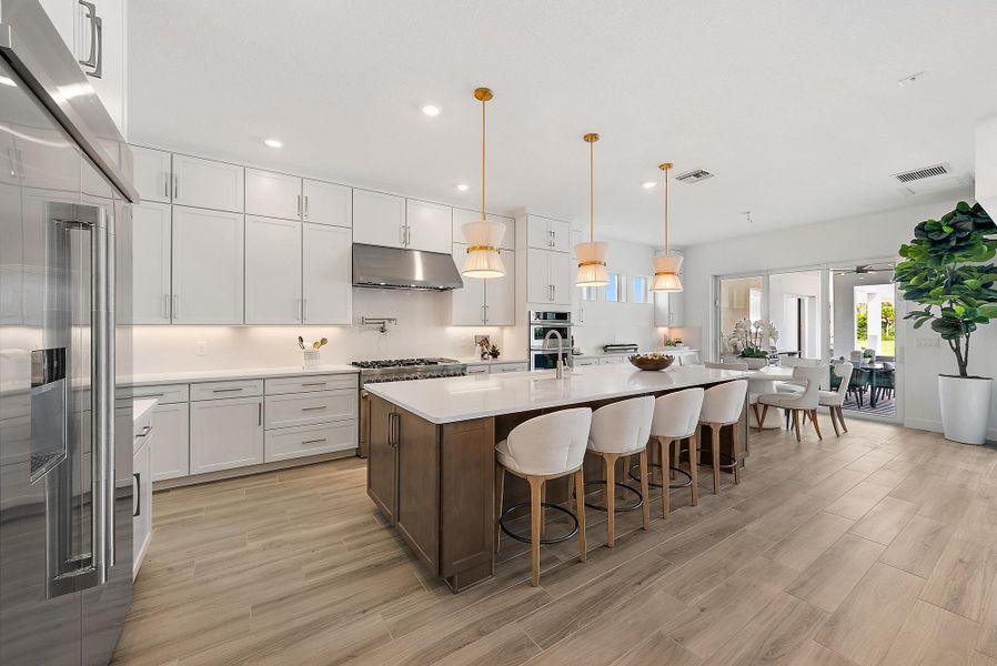 Furnished interior view inside a new home in , Jupiter (Image 31).