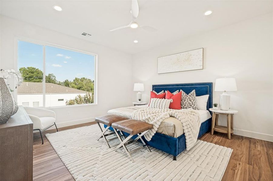 Furnished interior view inside a new home in , Dallas (Image 11). Furnished interior view inside a new home in , Dallas (Image 11).