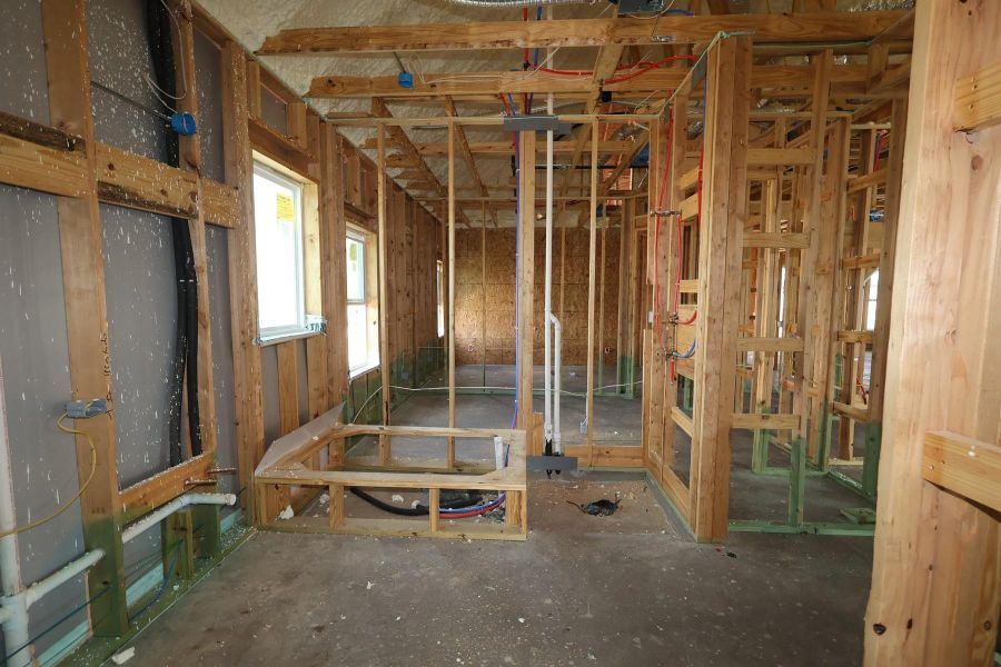In-progress construction of a new home in Brookewater - Ascent Collection, Rosenberg, TX (Image 8). In-progress construction of a new home in Brookewater - Ascent Collection, Rosenberg, TX (Image 8).