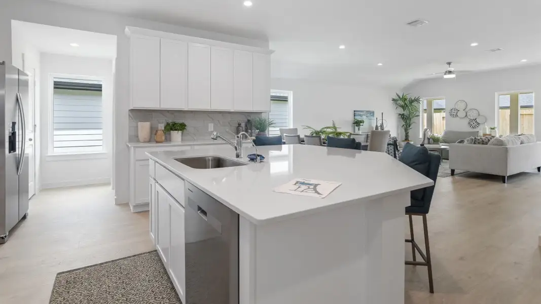 Representative furnished interior of a home built from the Kingston - X40K by D.R. Horton in Harvest Pointe, Needville (Image 5).