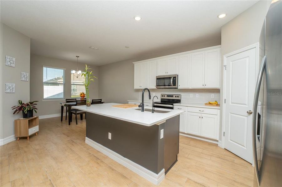 Furnished interior view inside a new home in Prairie Oaks, St. Cloud (Image 9). Furnished interior view inside a new home in Prairie Oaks, St. Cloud (Image 9).
