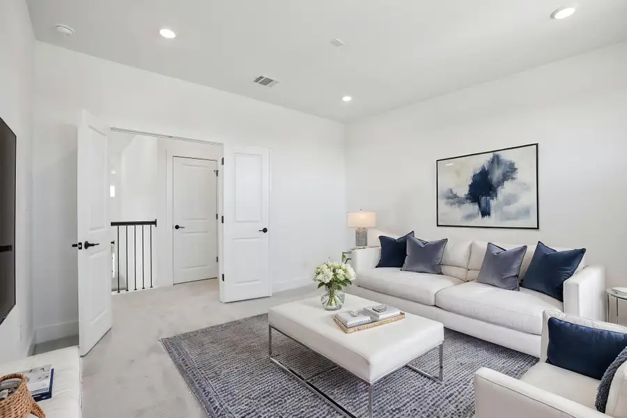 Representative furnished interior of a home built from the Anderson by Taylor Morrison in Easton Park, Austin (Image 11).