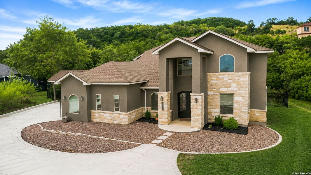 Front exterior of a new home in , San Antonio, TX, highlighting curb appeal (Image 28).