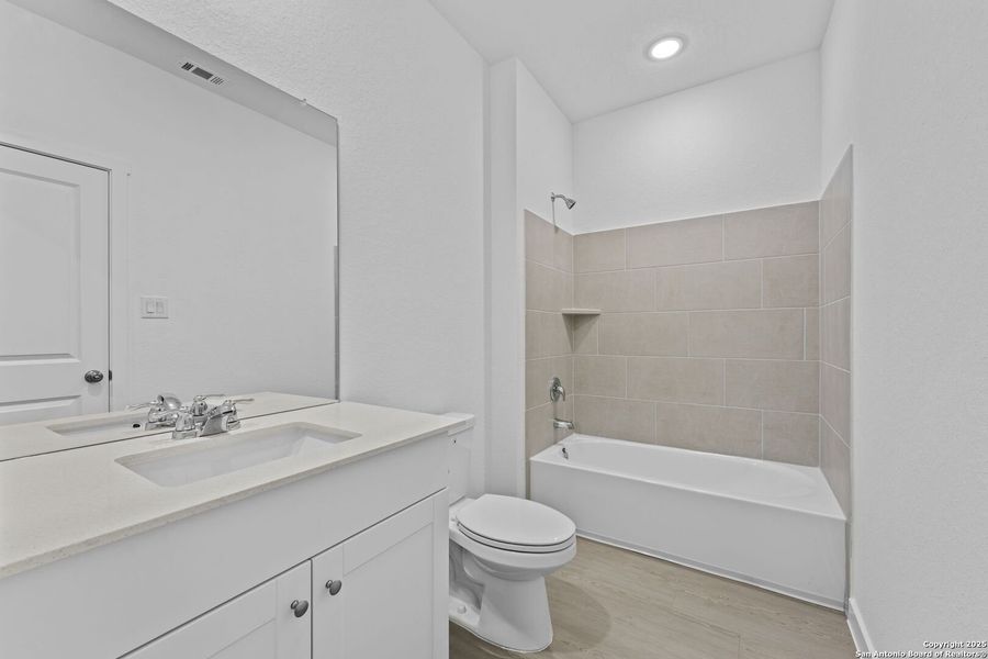 Furnished interior view inside a new home in Waterwheel: Coastline Collection, San Antonio (Image 4).