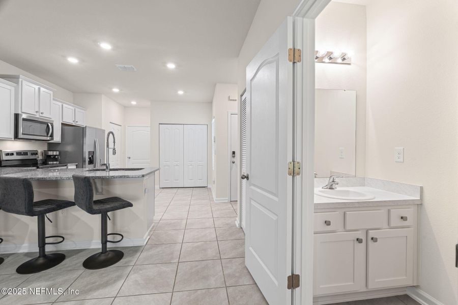 Furnished interior view inside a new home in Bridgewater, St. Augustine (Image 8).