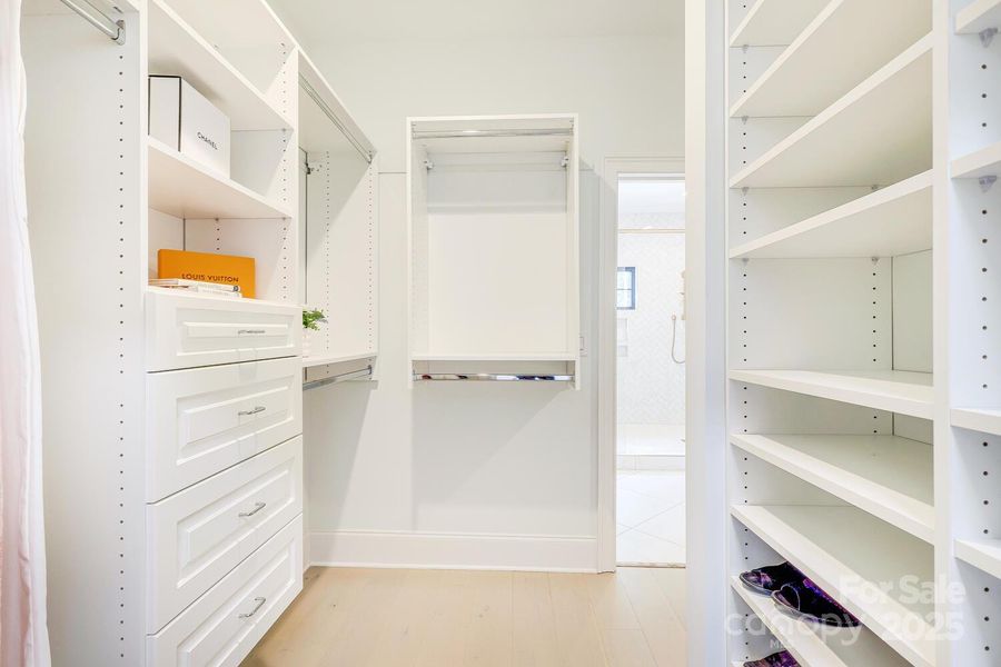 Large primary closet