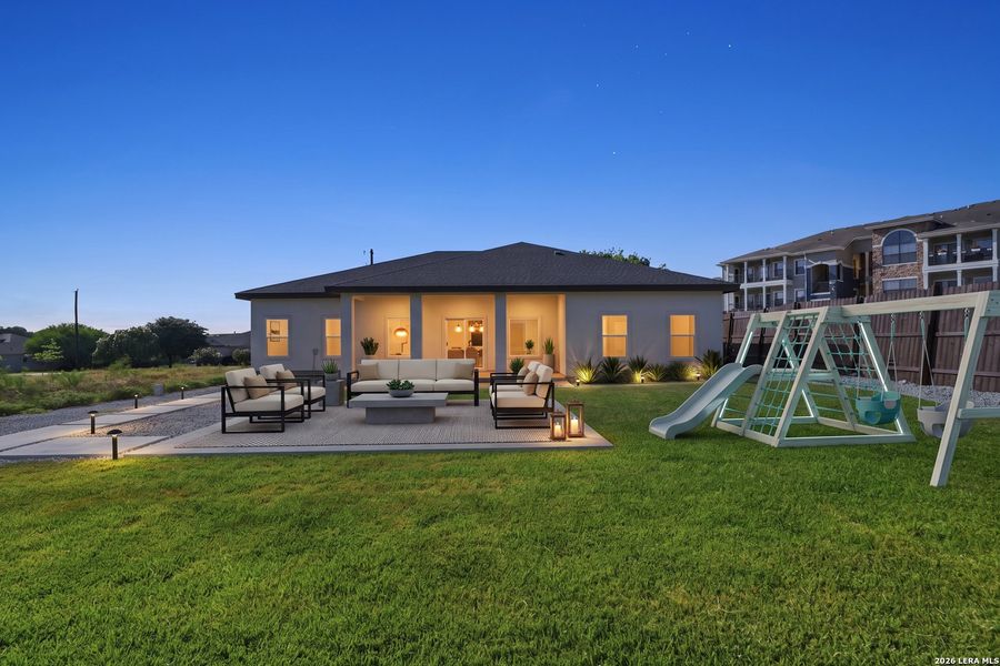 Exterior details and patio area of a home in , Selma (Image 27).