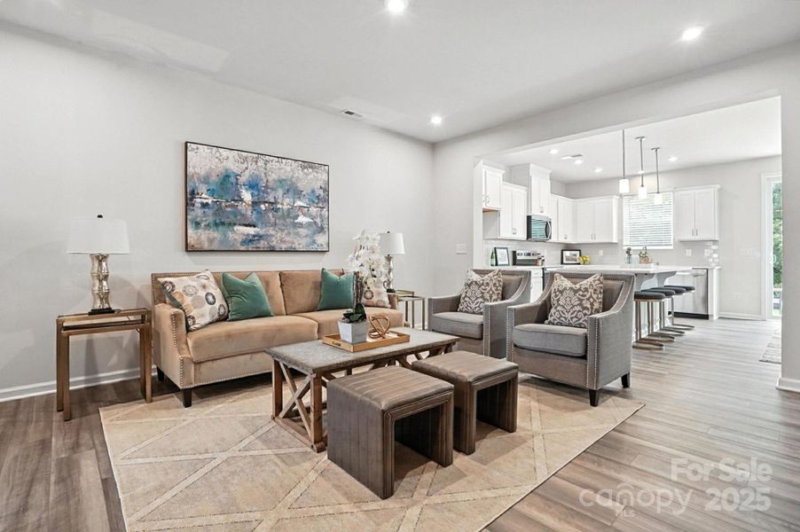 Furnished interior view inside a new home in Bailey Run, Charlotte (Image 27).