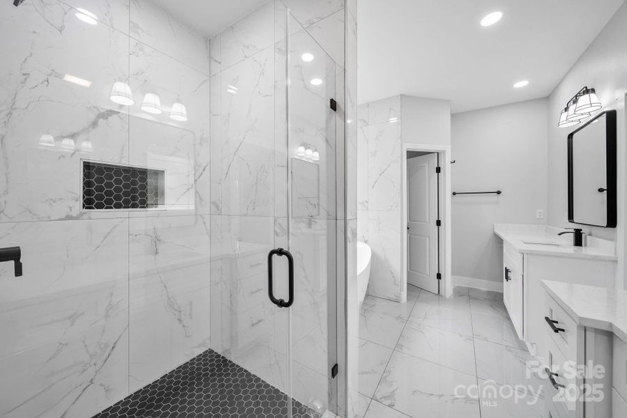 Furnished interior view inside a new home in , Kannapolis (Image 12).