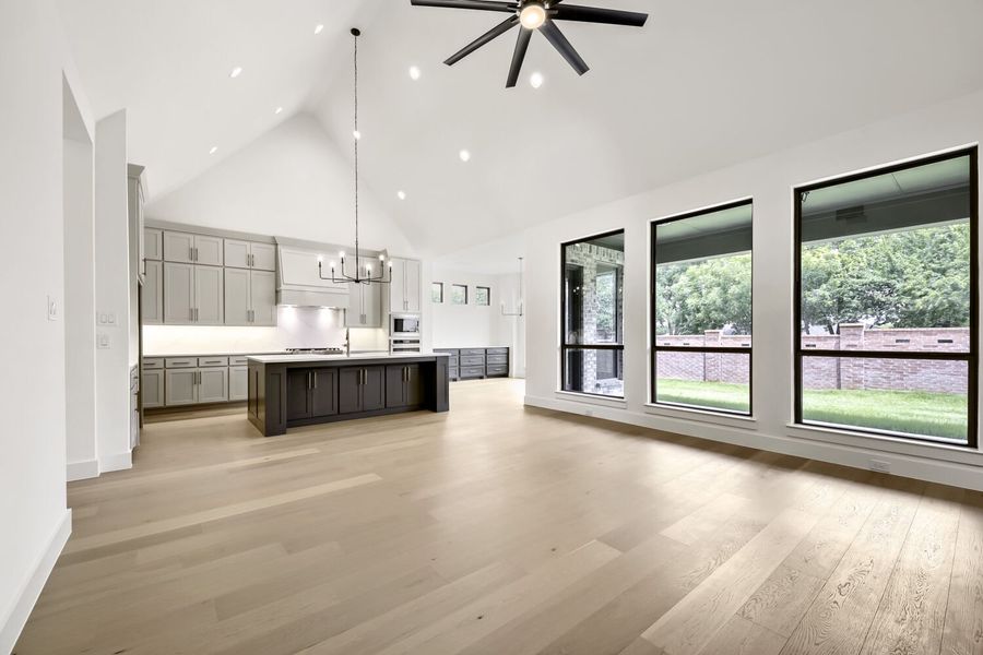 Plan 1645 Representative Photo - Open Concept Living/Kitchen/Dining