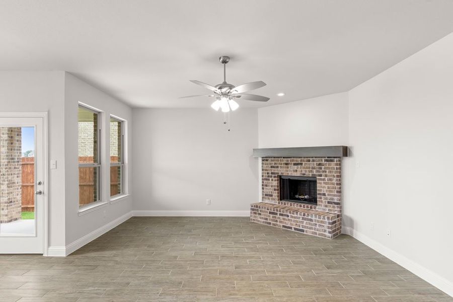 Representative exterior photo of a completed home built from the Newport by Impression Homes in Mercer Meadows, Royse City, TX (Image 9). Representative exterior photo of a completed home built from the Newport by Impression Homes in Mercer Meadows, Royse City, TX (Image 9).