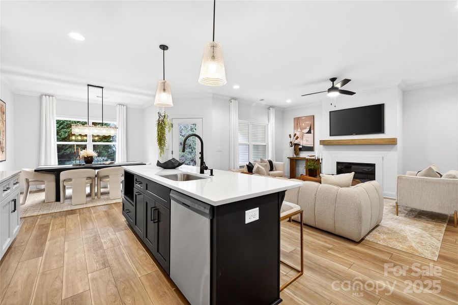 Furnished interior view inside a new home in , Mooresville (Image 13).