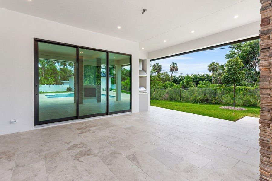 Exterior details and patio area of a home in , Delray Beach (Image 30).