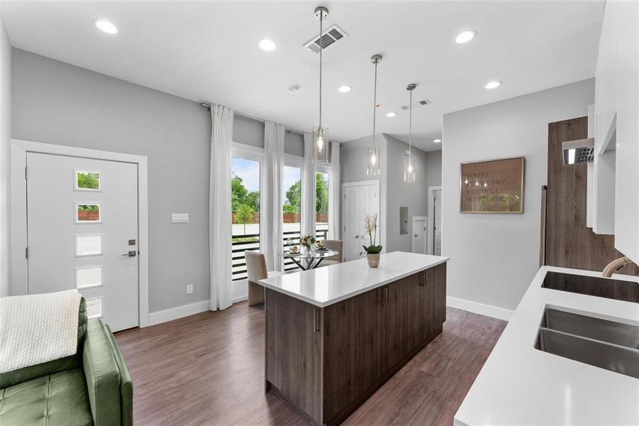 Furnished interior view inside a new home in , Fort Worth (Image 6). Furnished interior view inside a new home in , Fort Worth (Image 6).