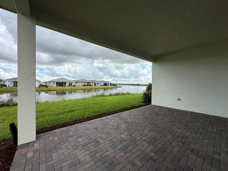 Exterior details and patio area of a home in , Port St. Lucie (Image 2). Exterior details and patio area of a home in , Port St. Lucie (Image 2).