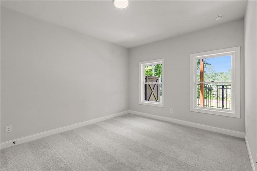 Spacious, unfurnished interior of a new home in Waterside Townhomes, Peachtree Corners (Image 20). Spacious, unfurnished interior of a new home in Waterside Townhomes, Peachtree Corners (Image 20).