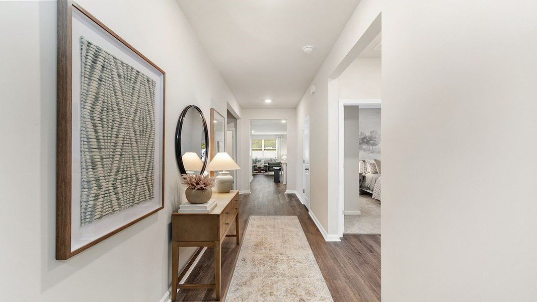 Representative furnished interior of a home built from the CALI by D.R. Horton in Meadow Walk, Loris (Image 5).