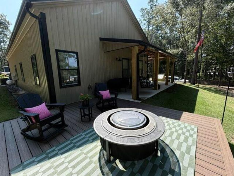 Exterior details and patio area of a home in , Manning (Image 40).