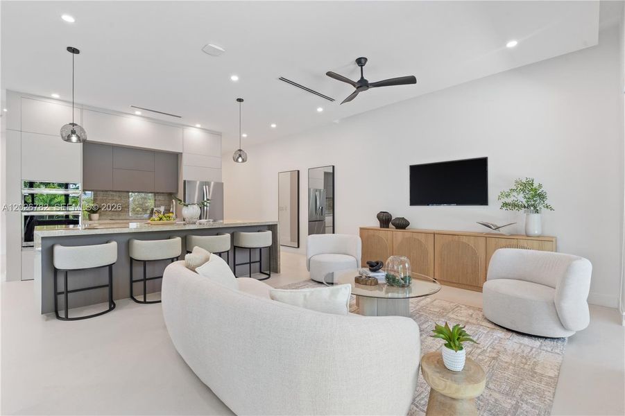 Furnished interior view inside a new home in , Fort Lauderdale (Image 5).