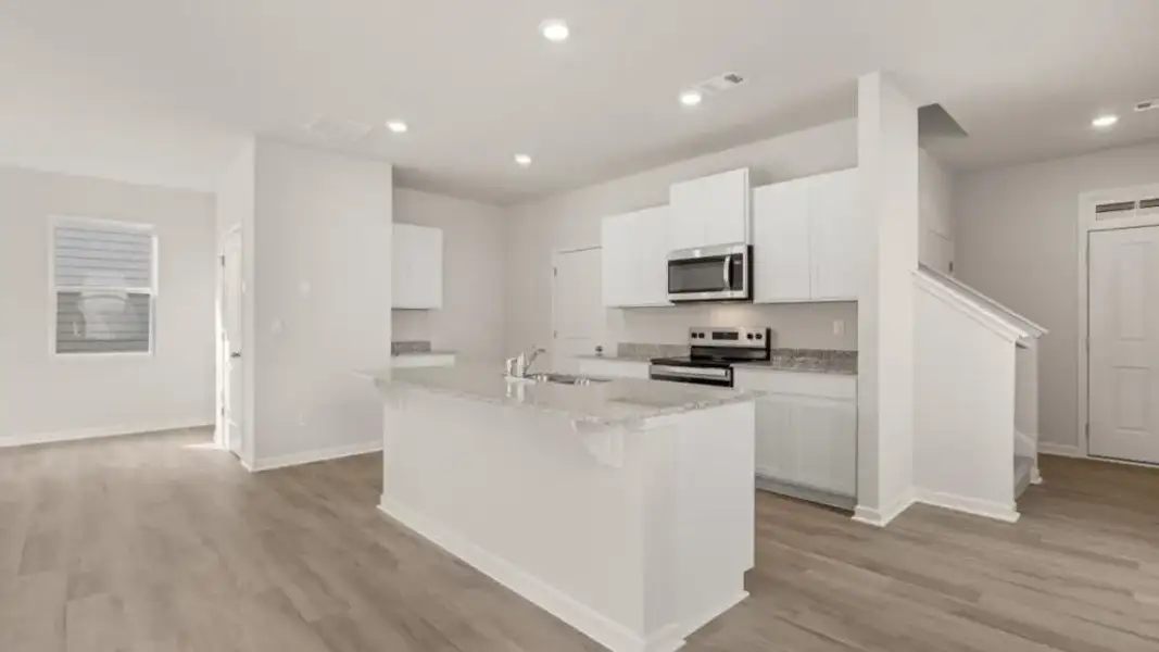 Furnished interior view inside a new home in Pointe Park, Union City (Image 7).