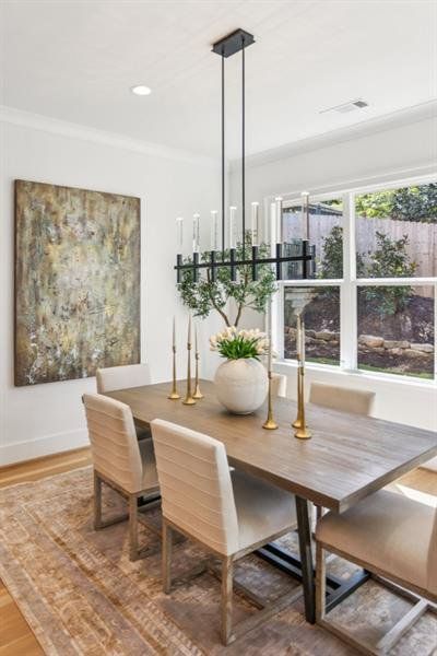 Furnished interior view inside a new home in , Marietta (Image 36).