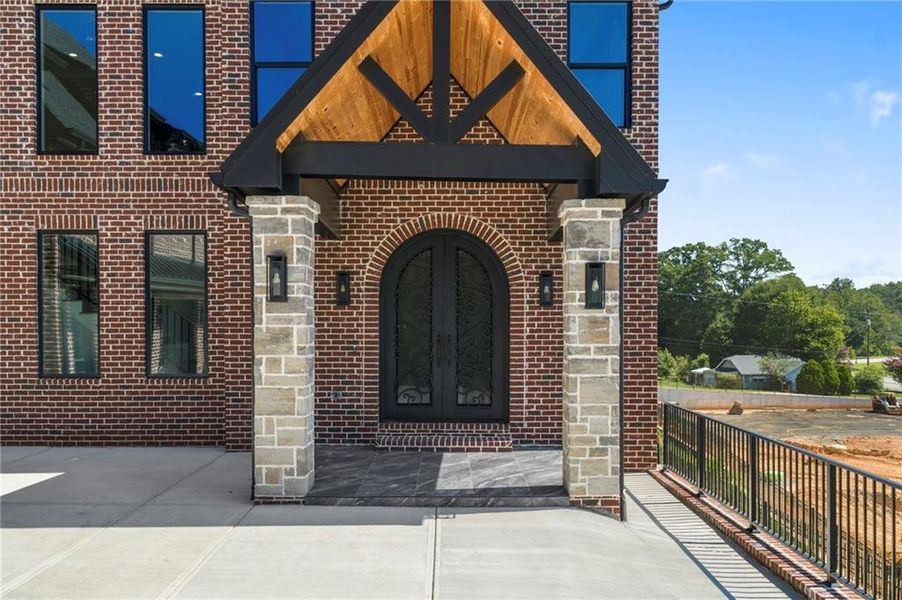 Exterior details and patio area of a home in , Buford (Image 28). Exterior details and patio area of a home in , Buford (Image 28).