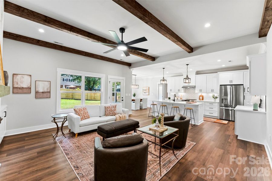 Furnished interior view inside a new home in , York (Image 11).
