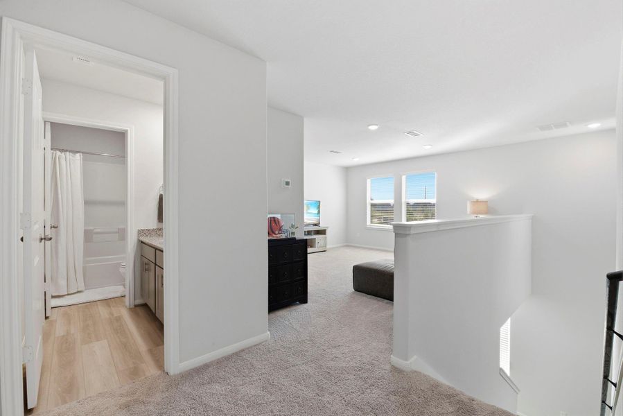 Furnished interior view inside a new home in Haven at Kieth Harrow, Katy (Image 18).